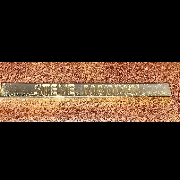 sOLD Steve Madden Brown Vegan Leather Crossbody Satchel - Picture 16 of 16